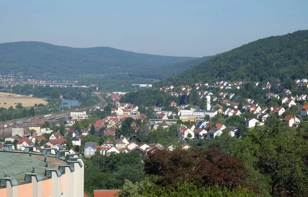 Gemunden Main Város Main Spessart Kerületben Regierungsbezirk Alsó Frankföld Bajorországban — Stock Fotó