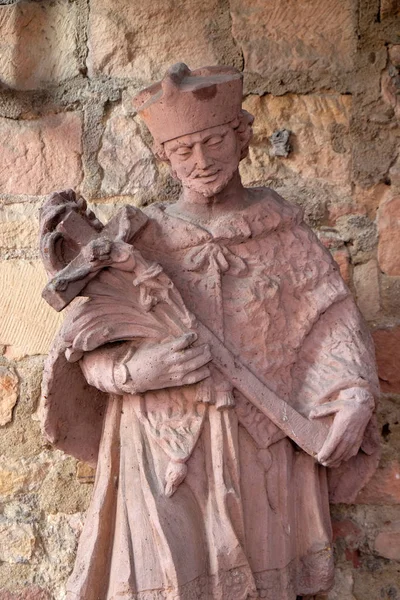 Heiliger John Von Nepomuk Unsere Damenkirche Aschaffenburg — Stockfoto