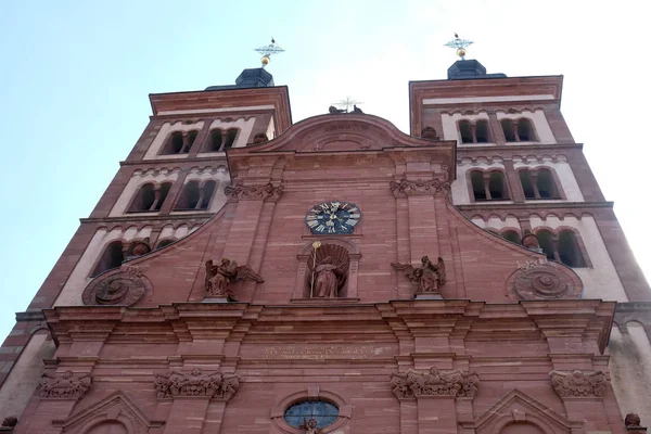 Amorbach Kloosterkerk Een Benedictijnse Kerk Gelegen Neder Franken Duitse Deelstaat — Stockfoto