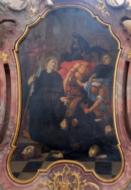 Sunak Verden Suitbert, Patto ve Issinger Amorbach, Almanya'da Benedictine Manastırı kilisede adanmış