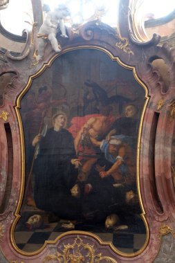 Sunak Verden Suitbert, Patto ve Issinger Amorbach, Almanya'da Benedictine Manastırı kilisede adanmış