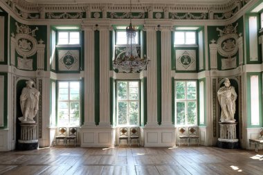 Yeşil Hall Bavaria, Almanya için alt Franconia Miltenberg ilçe Amorbach Benedictine Abbey 