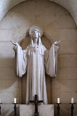Saint skolastik, sunak Munsterschwarzach Abbey, Benedictine Manastırı, Almanya 