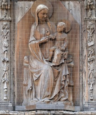 Bebek İsa, Meryem Ana Evi cephe Pisa, İtalya