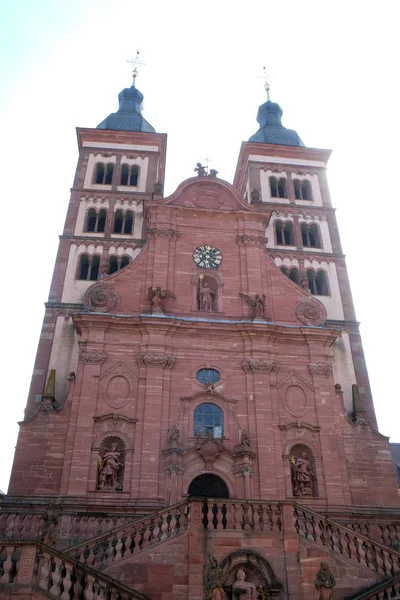 Монастырская Церковь Аморбах Amorbach Monastern Church Церковь Расположенная Районе Милн — стоковое фото