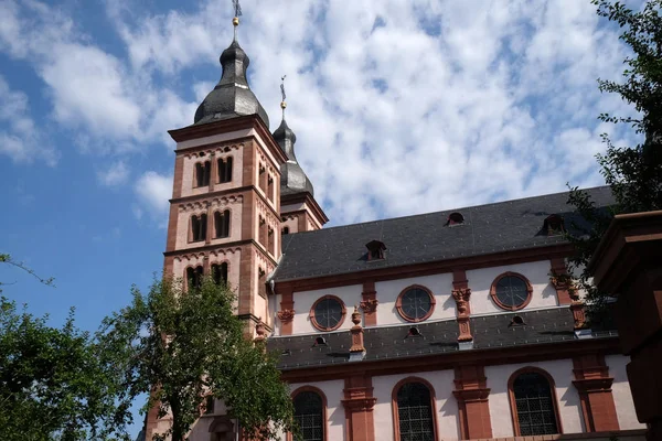 Amorbach Manastır Kilisesi Bavaria Almanya Için Alt Franconia Miltenberg Bölgesinde — Stok fotoğraf