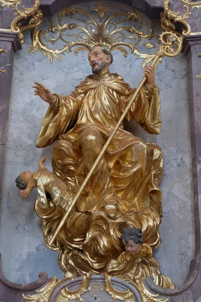 Altaret Tillägnad Saint Amor Benedictine Kloster Kyrka Amorbach Tyskland — Stockfoto