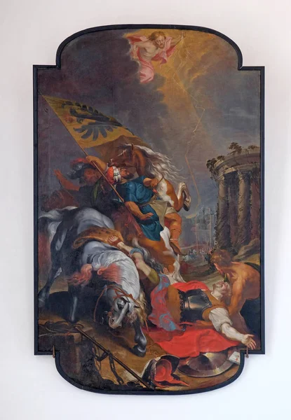 Картина Церкви Бенедиктинского Монастыря Аморбахе Германия — стоковое фото
