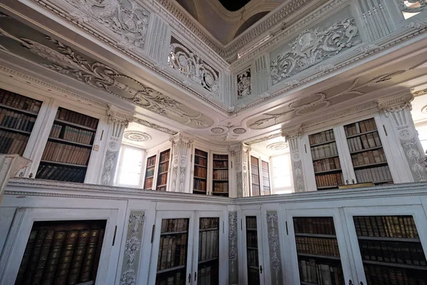 Biblioteca Amorbach Abadia Beneditina Distrito Miltenberg Baixa Francónia Baviera Alemanha — Fotografia de Stock