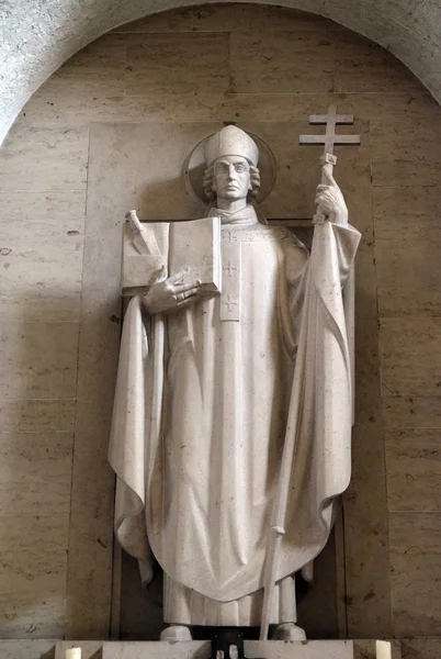 Papst Bonifatius Altar Stift Münsterschwarzach Benediktinerkloster Deutschland — Stockfoto