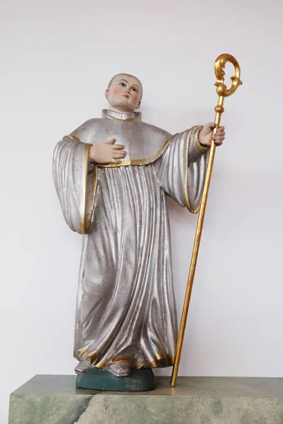 Estatua San Bartolomé Leutershausen Alemania —  Fotos de Stock