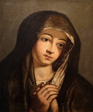 Mater Dolorosa takipçisi Bartolome Esteban Murillo, üzerine yağlıboya, 17. yüzyılda, Mimara Museum: Zagrep, Hırvatistan, sanatta tutku 07 Nisan 2017 tarafından.