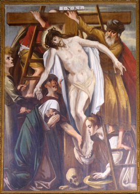 Haç, mihrabını Zagreb Katedrali Mary varsayım adanmış olarak ifade