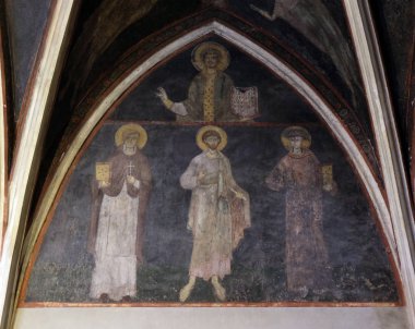 Mary varsayım adanmış kutsal Zagreb Katedrali fresco