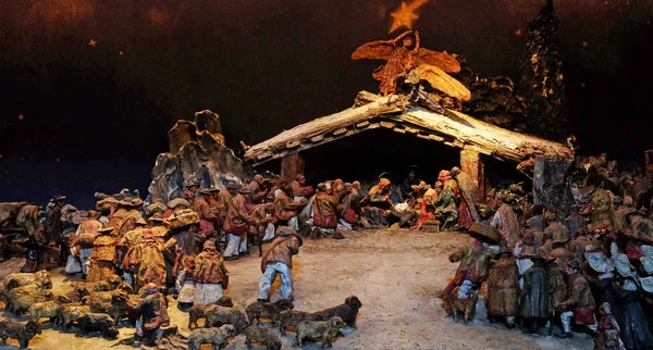 Doğum sahnesi, İsa'nın Doğum, Saint Blaise kilise Zagreb, Hırvatistan