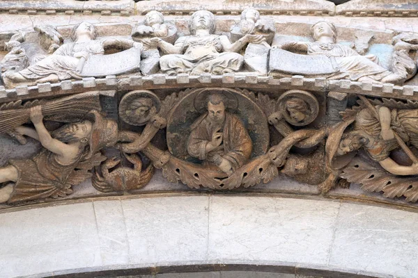 Detalle Relieve Basílica San Marcos Plaza San Marcos Venecia Italia —  Fotos de Stock