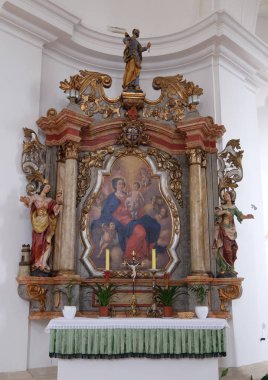 Meryem Kilisesi varsayımı Meryem Ana Pokupsko, Hırvatistan'ın altar