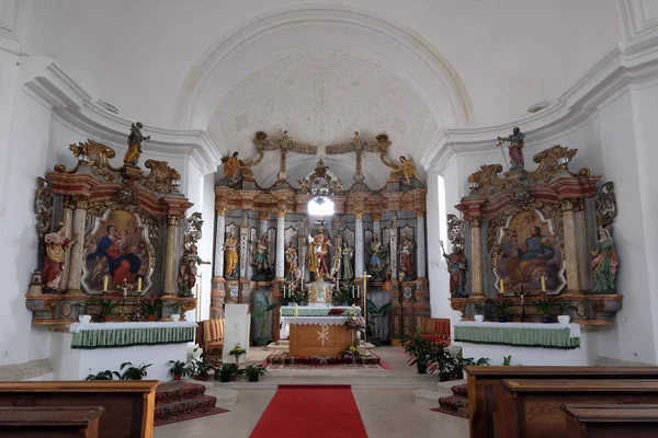 Iglesia Asunción Virgen María Pokupsko Croacia —  Fotos de Stock