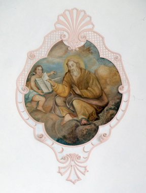 Aziz Matta İncili, fresk varsayım kilise Meryem Ana Pokupsko, Hırvatistan
