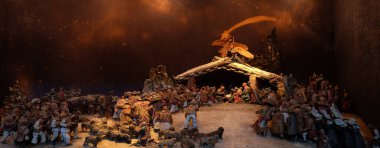 Doğum sahnesi, İsa'nın Doğum, Saint Blaise kilise Zagreb, Hırvatistan