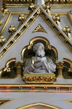 Saint Mark Evangelist, heykel Zagreb Katedrali ana sunak üzerinde Meryem Varsayım için adanmış.