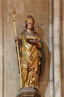 Saint Martin, Mary varsayım adanmış Zagreb Katedrali heykeli 