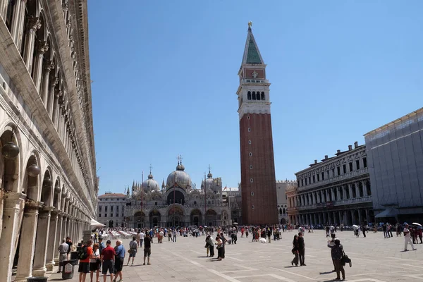 Basilica San Marco Piazza San Marco Venezia Italia Patrimonio Dell — Foto Stock