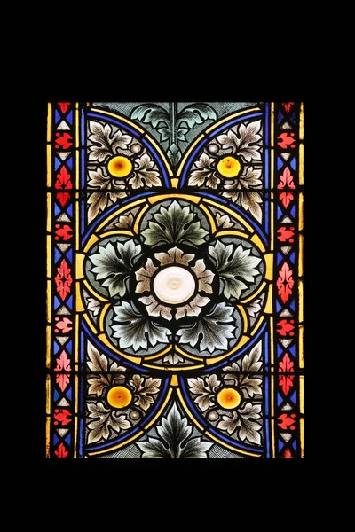 Stained Glass Zagreb Cathedral Dedicated Assumption Mary — Stock Photo, Image