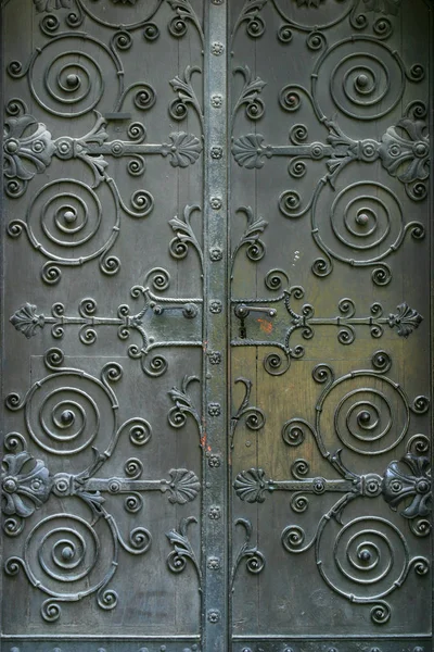 Porta Sacristia Catedral Zagreb Dedicada Assunção Maria — Fotografia de Stock