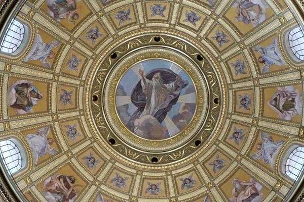 Cúpula Basílica San Esteban Budapest Hungría —  Fotos de Stock