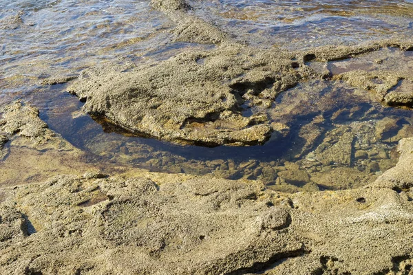 Textura Pedra Debaixo Água — Fotografia de Stock