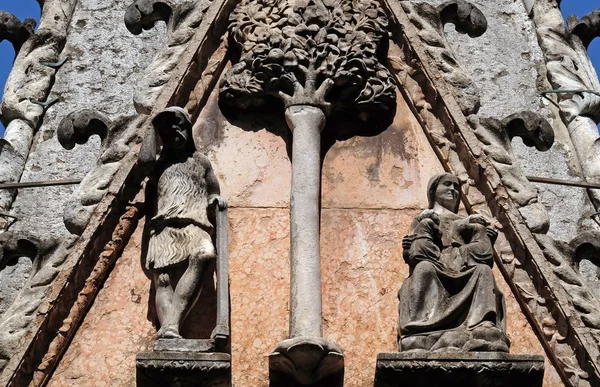 Scaliger Tombs Group Five Gothic Funerary Monuments Celebrating Scaliger Family — Stock Photo, Image