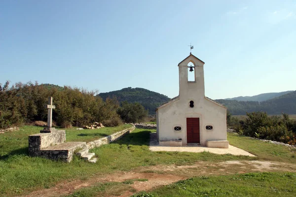 Chapelle Notre Dame Des Champs Blato Croatie — Photo