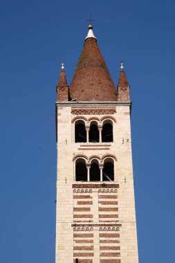 Çan Kulesi, San Zeno Bazilikası Verona, İtalya