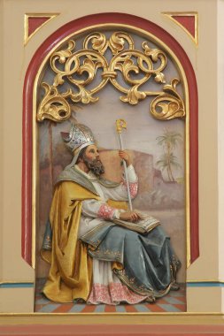 Aziz Ambrose, harika bir Doktor Batı Kilisesi, minber kilise, kutsal çapraz Sisak, Hırvatistan