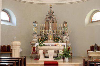 Vela Luka, Korcula Adası, Hırvatistan saint Joseph kilisede ana sunak