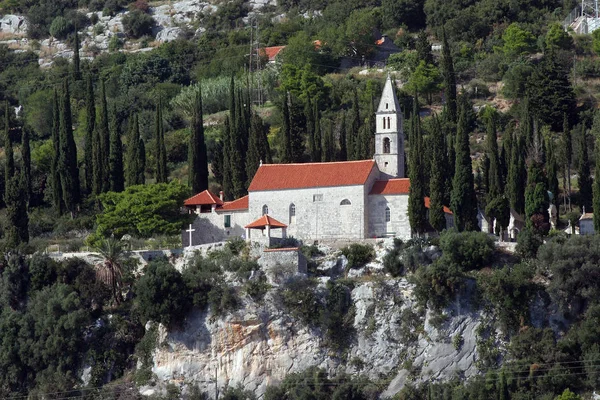 Vårfrukyrkan Änglarna Orebić Croatia — Stockfoto