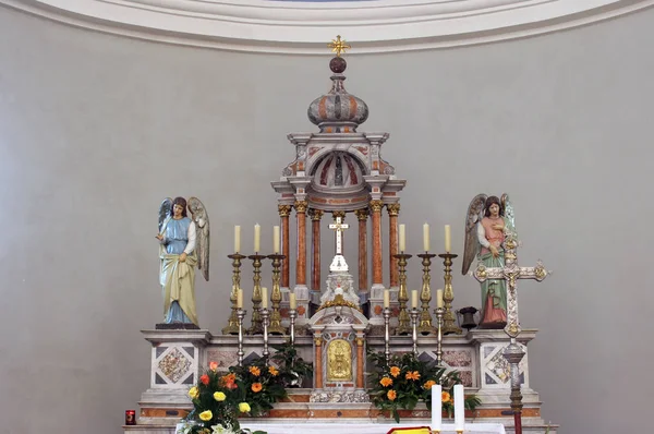 Altar Mor Igreja São José Vela Luka Ilha Korcula Croácia — Fotografia de Stock