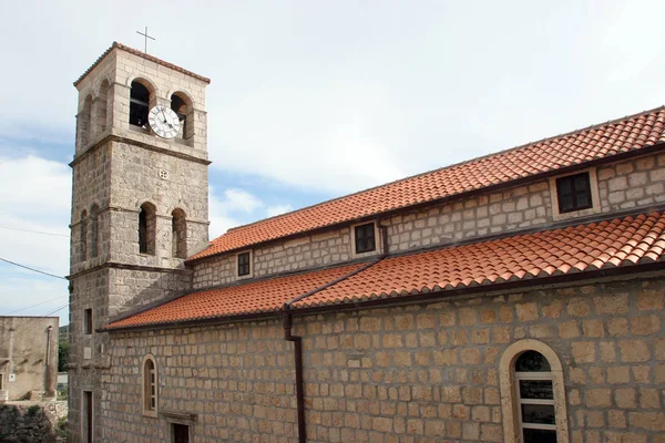 Igreja Nossa Senhora Das Neves Pupnat Korcula Ilha Croácia — Fotografia de Stock
