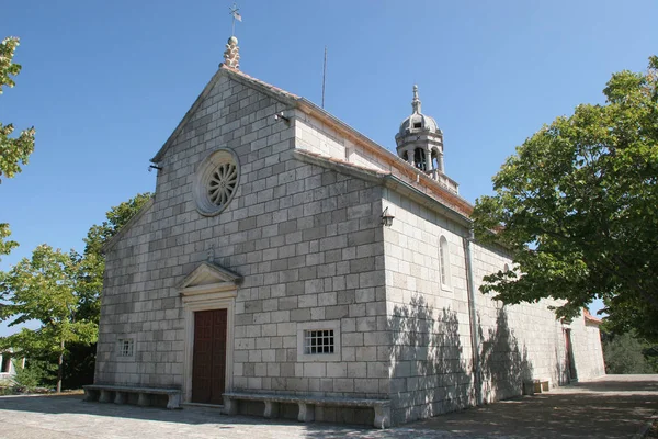 Saint Martin Kyrkan Zrnovo Kroatien — Stockfoto