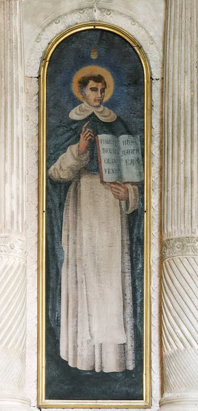 Saint Vincent Ferrer Κύριο Βωμό Στο Εκκλησία Του Αγίου Νικολάου — Φωτογραφία Αρχείου