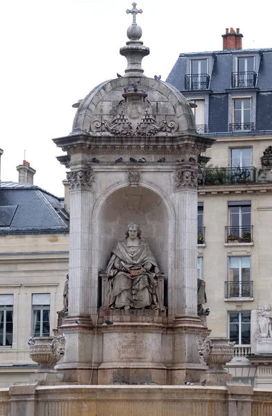 Fenelon Francois Lanno Fontän Heliga Talare Place Saint Sulpice Paris — Stockfoto