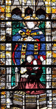 Saint Severin, Paris, Fransa Saint Severin kilisede vitray pencere 