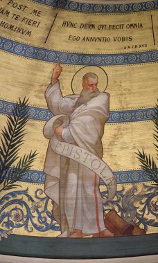 Aziz Paul, Charles Joseph Lameire, Paris, Fransa, St Francis Xavier'ın Kilisesi tarafından boyalı kubbe 
