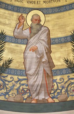 Saint James az, kubbe boyalı tarafından Charles Joseph Lameire, St Francis Xavier'ın Kilisesi Paris, Fransa