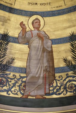 Saint James büyük, Charles Joseph Lameire, Paris, Fransa, St Francis Xavier'ın Kilisesi tarafından boyalı kubbe