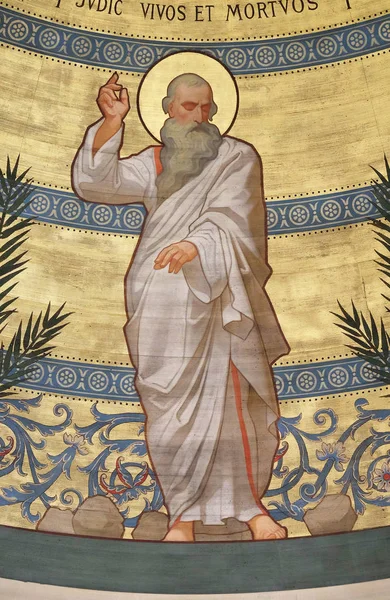 Saint James Λιγότερο Θόλο Που Ζωγράφισε Κάρολος Ιωσήφ Lameire Εκκλησία — Φωτογραφία Αρχείου