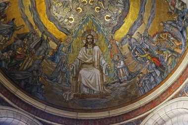Tanrı aşkına, Basilica İsa Kutsal Kalp Paris, Fransa'nın mozaik 