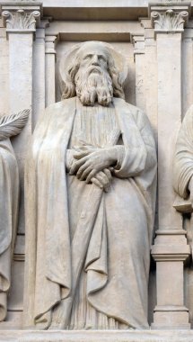 Havari, heykelin Saint Augustine Kilisesi Paris, Fransa'nın üzerine 