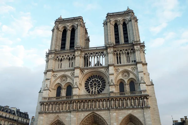 Notre Dame Katedrális Paris Párizs Franciaország Unesco Világörökség — Stock Fotó